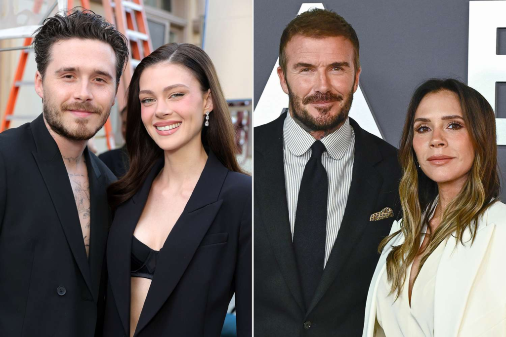 david and victoria beckham   
